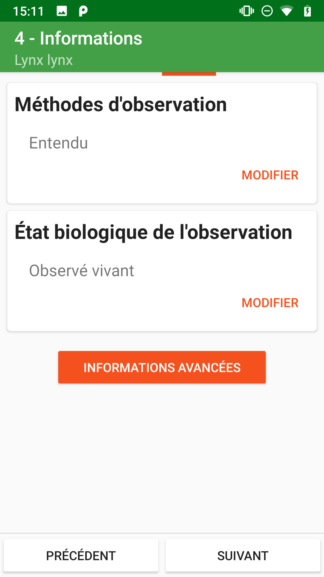 4. Informations